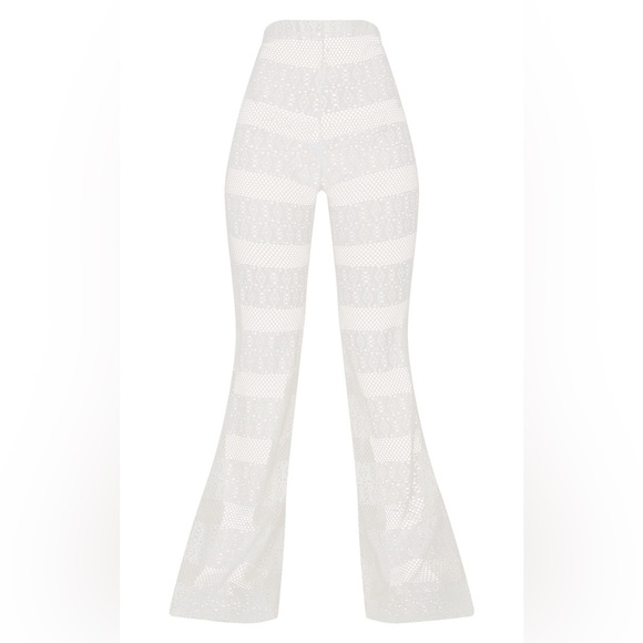 White Crochet Beach Flare - Picture 3 of 8